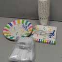 Juvale Music Themed Party Decorations Tableware Set - 144 Pieces, Serves 24, Multicolor - Includes 9-Inch Plates, Note Napkins, 250ml Cups & Cutlery - Music Party Supplies for Piano Recitals