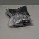 Women's Casual Slit Long Denim Skirt High Waist Button Up Slim Fit Midi Jean Skirts, Size S, Black