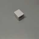 Sign Standoff 1/2" x 3/4", Solid Aluminum Sign Standoff Screws Mounting Hardware for Glass Panel, Acrylic Panel,Pack of 8 (Silver)