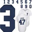 Jersey with Geat Transfer Embroidery Numbers & Letters Set (0)