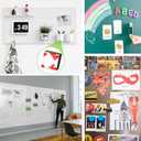 2 x 160mil Thickend Square Magnets Dots 3/4" x 3/4", Flexible Magnetic Tape with Adhesive Backing, Strong Magnetic for Whiteboard, Fridge, Crafts -36 Packs