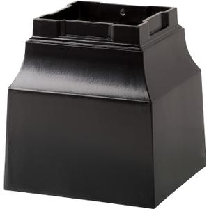 Whitehall 16248 Aluminum Balmoral Post Cuff in Black