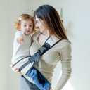 Toddler Sling Carrier 25-50 lbs - Easier to Use, Padding Behind Buckle, Safe & Secure Construction, Nylon Molle Loops Webbing Hold Keys & Supplies - Tan