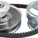 40 Series 1" Bore GO Kart CVT Torque Converter clutch kit, 1" Bore Driver Clutch + 3/4" Driven Clutch + 203785 Drive Belt Replaces Comet 40/44 Series for Mini Bike, Go Kart, Lawnmower