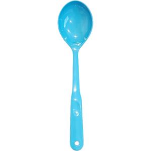 Handy Housewares 12.5" Long Handled Colorful Melamine Basting/Serving Spoon (Blue, 1 Pack)
