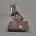 BS-MALL Makeup Brushes Foundation Powder Concealers Eye Shadows Makeup Set with LED light Mirror 14 Pcs Mini Makeup Brushes (APINK) (Black/White/Pink)