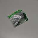 QCAA Heavy Duty Solid Metal Closet Rod Socket Set, 1-3/8'', Matte Black, 1 Pair, Made In Taiwan