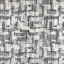 Gertmenian Premium Indoor True Shag Luxury Area Rug, Super Plush & Non-Shedding Shaggy Carpet for Foyer, Living Room, Kitchen, Entryway, Bedroom, 9x13 Extra Large, Abstract Gray Cream Geometric, 19099