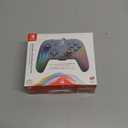 PDP Afterglow Wave Wired RGB Gaming Controller - Officially Licensed for Nintendo Switch, Switch Lite & Switch - OLED Model, Nintendo Switch 2, Customizable Lighting, RBG - Gray (Grey)