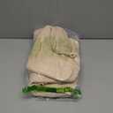 BAGAIL 6 Set Compression Packing Cubes Travel Accessories Expandable Packing Organizers (Square Mesh, 06-Beige)