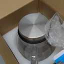 Glass Water Pitcher, Fruit Infuser Pitcher with Removable Lid, High Heat Resistance Infusion Carafe for Hot/Cold Water, Flavor-Infused Beverage & Iced Tea - 2 Qt