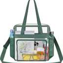 Oraben Clear Tote Bag Clear Bag Stadium Approved 12x6x12 Stadium Bag for Work, Sports Games,Gym