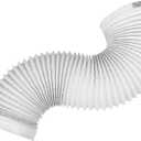 Flexible Exhaust Hose for Air Conditioner PVC Vent Pipe 5 Inch Diameter 16 Feet Length Universal Fit for Portable AC and Dryer Venting Sturdy and Lightweight