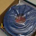 Flex Tracks 15 Ft Starter Set, Flexible Race Track for Kids 3+ with Strong Suction Cups, Flexible Car Track Race Car Ramp Track Compatible with 1/64 Diecast Cars, Portable Rolls Up Race Tracks (Blue/Red)