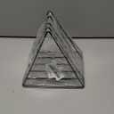 Goiio 1 Pcs Triangle File Holder, 5 Slot Metal Magazine Holder, for Office Home, Black