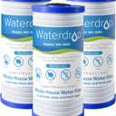 Waterdrop AP810 Whole House Water Filter, Replacement for 3M Aqua-Pure AP810, AP801, AP811, Whirlpool WHKF-GD25BB, WHKF-DWHBB, 5 Micron, 10" x 4.5", Well & Tap Water Filter, Pack of 3