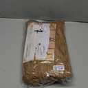 UMINEUX Oval Fitted Vinyl Tablecloth with Elastic Edged & Flannel Backing, Waterproof Wipeable Oval Table Cover - Fits Tables up to 42"X68" (Wood)