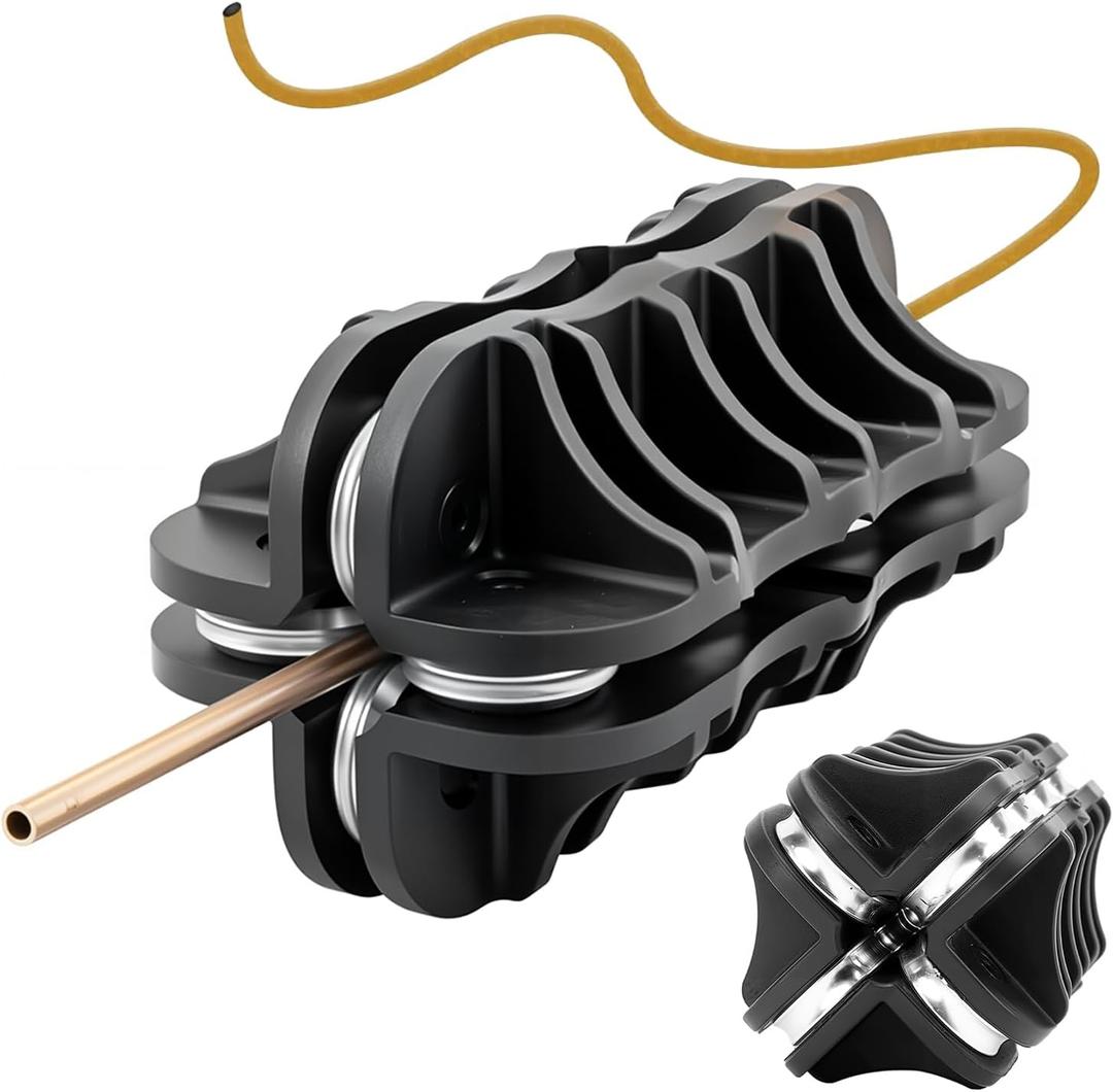 Brake Line Straightening Tool, Tubing Straightener, Handheld 3/16"  O.D. Bender for Brake Line Aluminum, Steel, Brass Coils (3/16Inch)