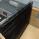 MidWest Homes for Pets 36-Inch iCrate for Medium-Large Breeds, 41-70 lbs, Single Door Folding Dog Crate with Divider Panel, Leak-Proof Tray & Secure Latches, Portable, Durable & Easy to Assemble