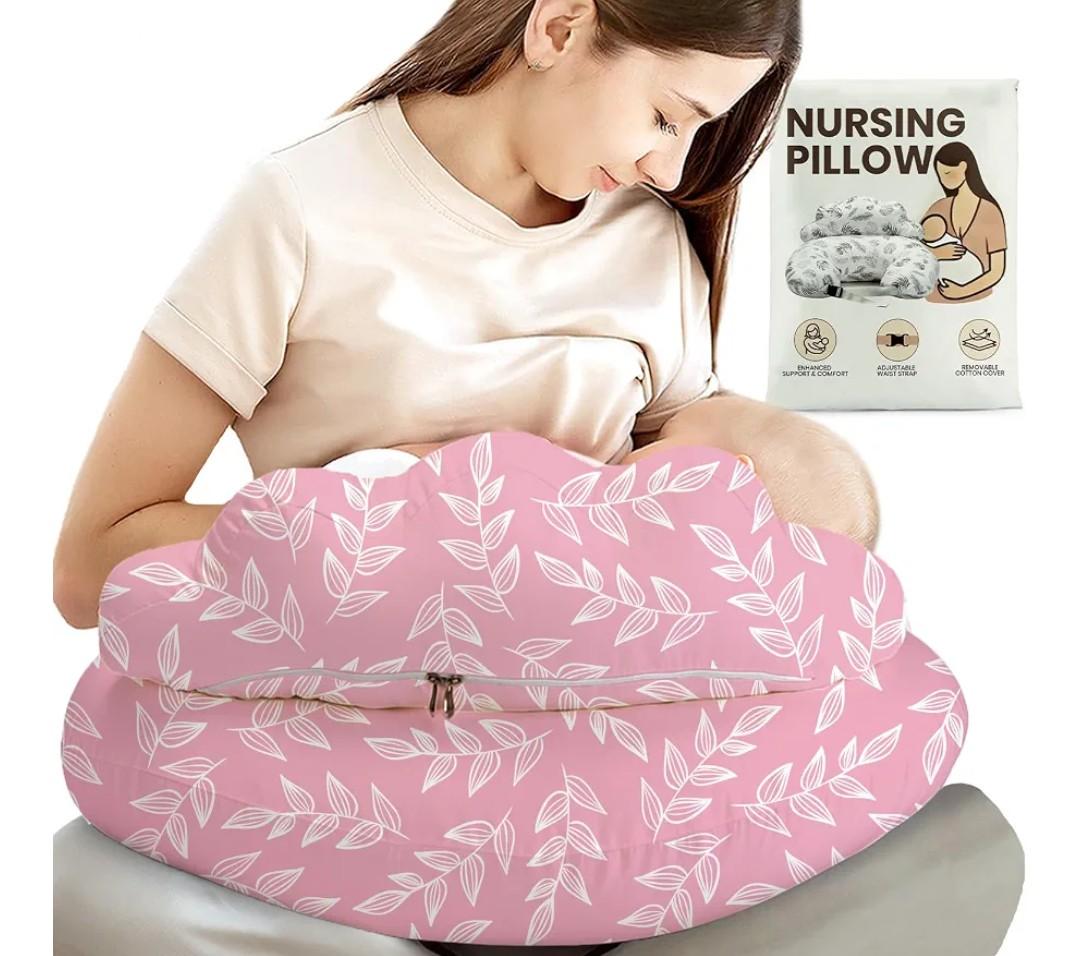 PILLANI Nursing Pillow, Breastfeeding Pillows for Enhanced Safety & Comfort for Mom & Baby, Removable Cotton Cover, Adjustable Waist Strap, Breastfeeding Essentials, Baby Registry Search