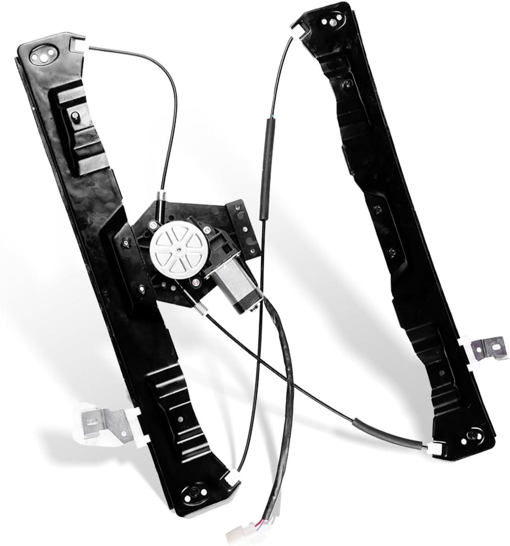 SCITOO Front Left Driver Side Power Window Regulator with Motor Fit for 2002-2008 for Ford for Explorer,2007-2008 for Ford for Explorer Sport Trac,741-813