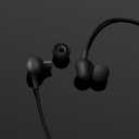Sleep Headphones, Soft Earphones Wired for Sleeping, Sleep Earpbuds for Side Sleeping, in-Ear Headphones with Mic and Volume Control, Noise-Isolating, Travel, Relaxation (Black)