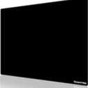 Glass Gaming Mouse Pad, Professional Esport Tempered Glass Mouse Pad Ultra-Smooth Micro-Etched Surface for Top Speed and Control,Hard Mousepad Black (15.7'' x 11.8'')