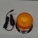 AnTom Magnetic Wireless Beacon Light, Rechargeable Emergency Flashing Warning Battery Operated Strobe Lights for Truck Vehicle, with 12-24v Cigarette Lighter Plug, Amber