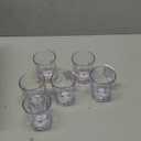 Carlisle FoodService Products Louis Clear Tumbler Short Glass for Restaurants, Catering, Kitchens, Plastic, 6 Ounces, Clear, Pack Of 6