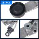 Autoround 166200W093 Belt Tensioner Assembly with Pulley Fit for Toyota Corolla 1998-2008, Matrix 2003-2008, Celica & MR2 Spyder 2000-2005, Pontiac Vibe 2003-2008, Chevy Prizm 1998-2002 1.8L L4