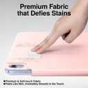 SMARTDEVIL Magnetic Case for iPad 2022/2021/2020/2018 (11"/10.9"), Lightweight Shockproof Protective Tablet Case Cover with Pencil Holder, Auto Wake/Sleep, 5 Standing Angles, Pink