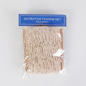 Background Wall Creative Photo Decoration Fishing net (beige, 1 * 2 Shell Style)