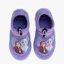 Disney Frozen Water Shoes for Girls- Pool Aqua Socks for Kids- Anna Elsa Sandals Princess Bungee Waterproof Beach Slides Sport Character Summer Slip-on Quick Dry (Toddler/Little Kid)(7/8)