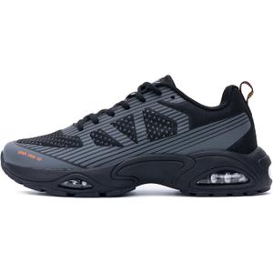 PERSOUL Mens Running Shoes Tennis Sneakers Breathable Athletic Gym Jogging Outdoor Shoes US 7-13 (9, Blackorange)
