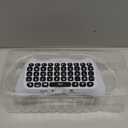 Wireless Controller Keyboard for PS5/PS5 Pro, Bluetooth 3.0Mini Portable Gamepad Chatpad with Built-in Speaker&3.5MM Audio Jack for PS5/PS5 Pro Voice Chat Board for Messaging&Gaming Live Chat (White)