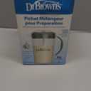 Dr. Brown's Baby Formula Mixing Pitcher with Adjustable Stopper, Locking Lid, & No Drip Spout, 32oz, BPA Free, Olive