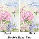 8 x Spring Garden Flag,Hello Spring Flag Welcome Seasonal House and Bird Spring House Flags 12.5 x 18 Inch Spring Yard Outdoor Decor for Homes,Gardens,Patio or Lawn