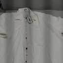 COOFANDY Men's Summer Beach Outfits 2 Piece Short Sleeve Shirts and Shorts Vacation Texture Linen Sets for Men (White, M)