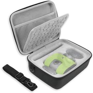 Portable Carrying Case Compatible with XbotGo Chameleon, Hard Shell Protective Camera Case, PrecisionCut EVA & HighDensity Oxford Fabric, Dustproof, Shockproof with Velvet Lining & Strap