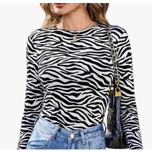 WDIRARA Women's Plus Size Floral Print Sheer Mesh Top Round Neck Long Sleeve Blouse, XXL