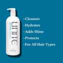 UNITE Hair 7SECONDS Shampoo Professional-Size Lightweight Daily Cleanser That Boosts Shine, Strengthens & Helps Protect Color Defends Against UV & Heat Damage For All Hair Types 32 Fl Oz