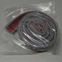 TRUHUI Colorful Rubber Wall Corner Guard Edge Protector,Anti-Collision Strip, Self-Adhesive Wall Guards, Safety Edge & Corner Guards, Length 3.28 ft,Grey