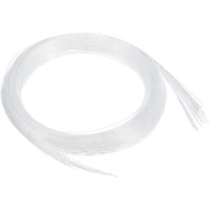 MECCANIXITY 50Pcs 13ft PMMA Mixed Fiber Optic Cable Strands 0.03 Inch Side Glow LED Illumination Crystal Cables Car Atmosphere Lights for Star Sky Roof Ceiling