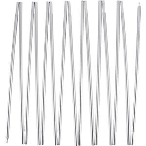 Aluminum Tent Poles Replacement, Fits Both Female and Male Ends, Lightweight Tent Pole Repair Kit, 7001 Aluminum Alloy T6 Heated