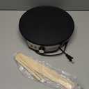 Vivicreate 12 Inch Electric Crepe Maker Nonstick Crepe Pan Griddle with Adjustable Temperature Control LED Indicator Lights Batter Spreader and Wooden Spatula for Pancakes Roti Tortillas Blintzes