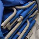 WEJOY 2 Beach Chairs and Table Set Lightweight; Folding Backpack Beach Chair for Outdoor Beach Lawn Camping Picnic Beach Chairs Set Dark Blue