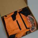 Hi-Spec 16pc Orange Kids Tool Kit Set & Child Size Tool Belt. Real Kit for DIY Building, Woodwork & Construction Learning for Kids