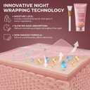 Nuvie Collagen Mask, YURI Collagen Night Wrapping Mask, Easy Peel Off Facial Mask Skin Care night mask, Hydrating Face Mask is the Ideal Gifts for Women and Teen Girls!2.54 fl.oz (1 pcs)