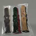 Maledan 6 Pack Bands Compatible for Apple Watch Band 38mm 40mm 41mm 42mm 44mm 45mm 46mm 49mm Women Men, Soft Silicone Sport Band Strap for iWatch Apple Watch Series 11 10 9 8 7 6 5 4 3 2 1 SE Ultra (Clay/ Black/ Milk Tea/ Starlight/ Wine Red/ Army Green)