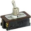 NSI 78300TS Toggle Switch, Maintained Contact and Multiple Pole, On Off Circuit Function, DPST, Brass/Nickel Actuator, 20/10 amps at 125/250 VAC/DC, Screws Connection